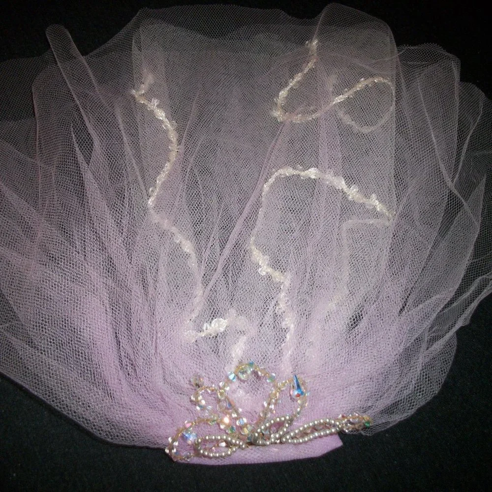 BARBIECORE PRINCESS CRYSTALS PINK TIARA HEADRESS